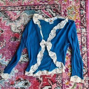 Mary Green 100% silk top